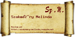Szakmáry Melinda névjegykártya